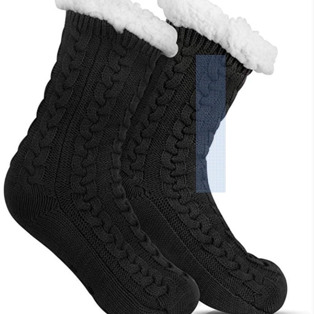 Luther Pike Seattle Slipper Socks with Gripper